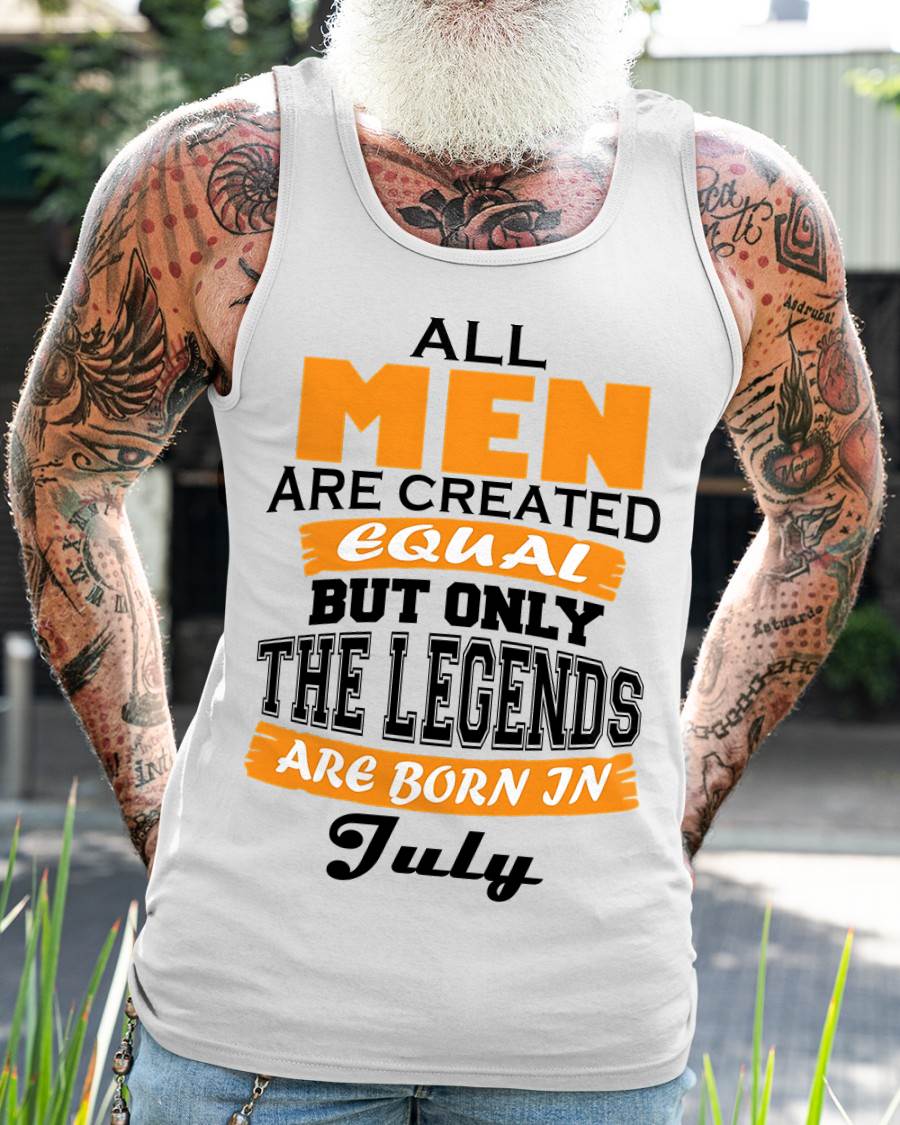 JULY BORN – ONLY LEGENDS ARE CREATED - FOR MAN - TLEE07 (SKU2606-281-07)