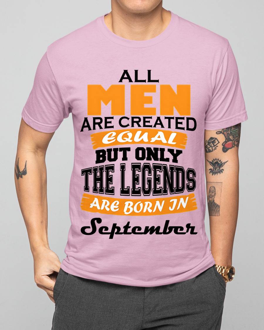 SEPTEMBER BORN – ONLY LEGENDS ARE CREATED - FOR MAN - TLEE09 (SKU2606-281-09)