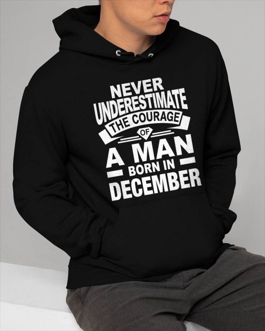DECEMBER BORN MAN : COURAGE STRENGTH & PRIDE - FOR MAN - TLEE12 (SKU2606-126-12)