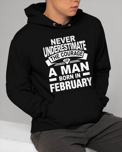 FEBRUARY BORN MAN : COURAGE STRENGTH & PRIDE - FOR MAN - TLEE02 (SKU2606-126-02)