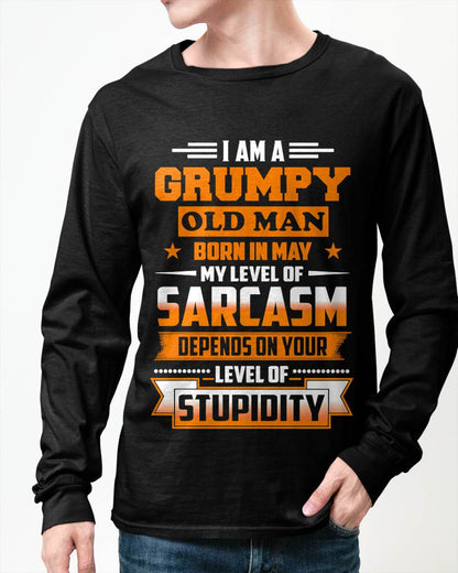 MAY GRUMPY OLD MAN SHIRT - FOR MAN - TLEE05 (SKU2605-128-05)