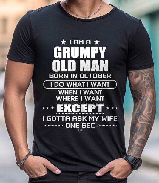 OCTOBER - MUST-HAVE SHIRT FOR EVERY HUSBAND – FUNNY, BOLD & SO TRUE - TLEE10 ( SKU10-90-10 )