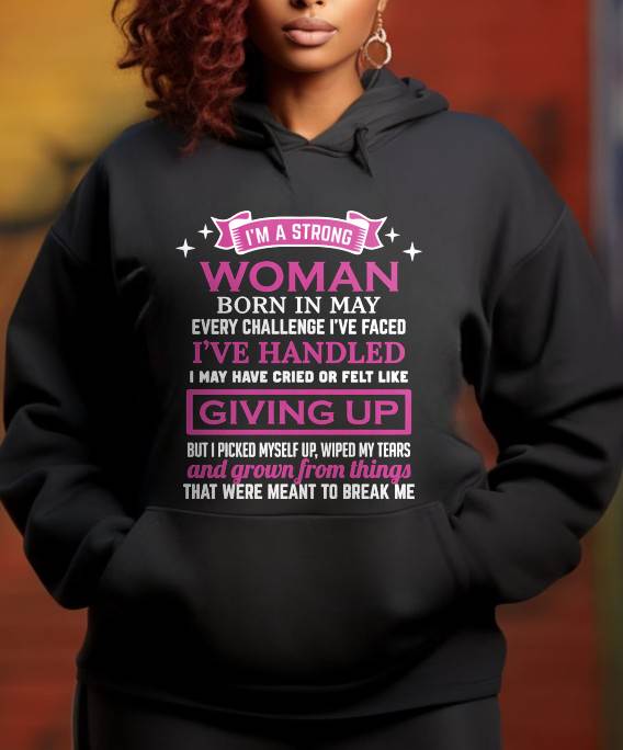 MAY – I’M A STRONG WOMAN – I FALL, I CRY, BUT I NEVER GIVE UP - FOR WOMEN - TLEE05 (SKU10-66-05)