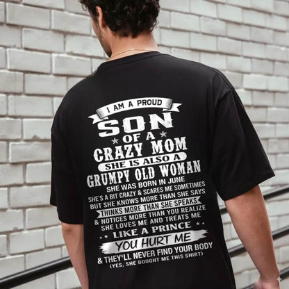 JUNE - PROUD SON OF A CRAZY MOM - FROM MOM - TLEE06 (SKU2606-127-06)