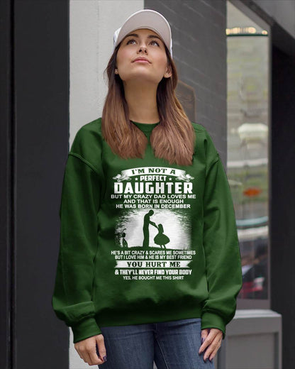 DAD BORN IN DECEMBER AND DAUGHTER BEST FRIENDS - FROM DAD - TLEE12 (SKU2605-166-12)