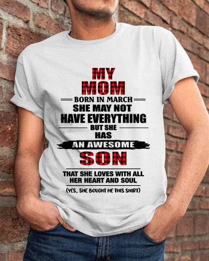 MARCH - A MOTHER'S LOVE, A SON'S PRIDE - FROM MOM - TLEE03 (SKU2606-149-03)