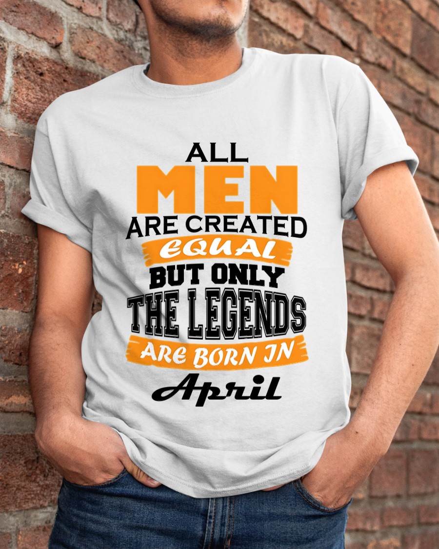 APRIL BORN – ONLY LEGENDS ARE CREATED - FOR MAN - TLEE04 (SKU2606-281-04)