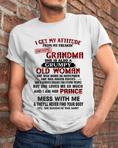 NOVEMBER - I GET MY ATTITUDE FROM MY FREAKIN’ AWESOME GRANDMA - FROM GRANDMA - TLEE11 (SKU2603-157-11)