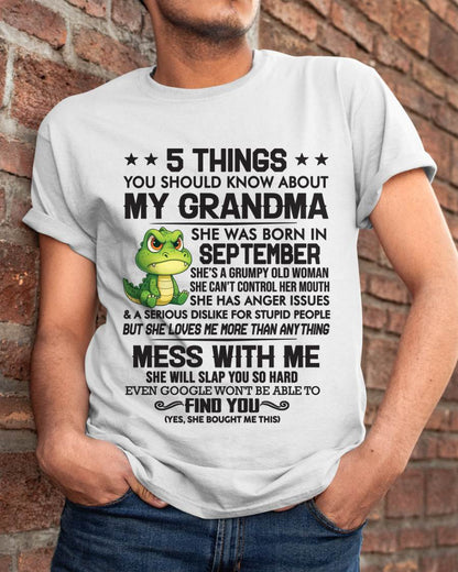 SEPTEMBER GRANDMAS ARE DIFFERENT - FROM GRANDMA - TLEE09 (SKU10-06-09)