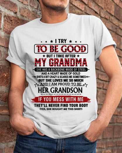 I TRY TO BE GOOD BUT I TAKE AFTER MY GRANDMA - FROM GRANDMA - TLEE00 (SKU26T-01289-00)