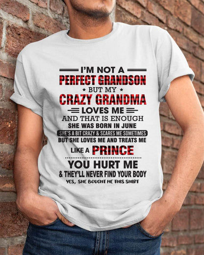 JUNE - PROUD GRANDSON OF A CRAZY GRANDMA - FROM GRANDMA - TLEE06 (SKU2603-71-06)