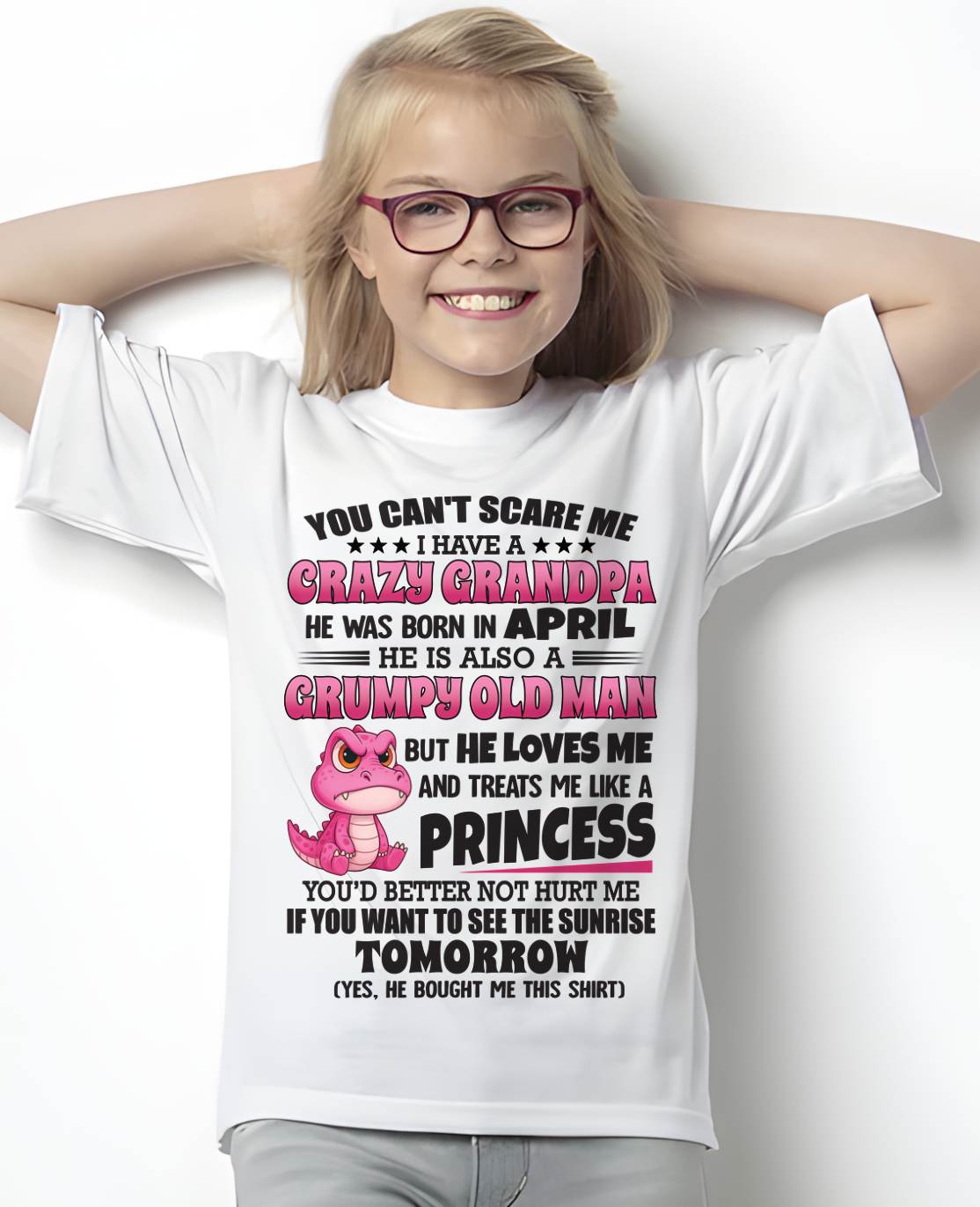 APRIL - I HAVE A CRAZY AND LOVING GRANDPA - FROM GRANDPA - TLEE04 (SKU09-105-04)