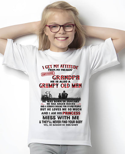 JANUARY GRANDPA - GRUMPY • AWESOME • PROTECTIVE - FROM GRANDPA - TLEE01 (SKU2605-176-01)