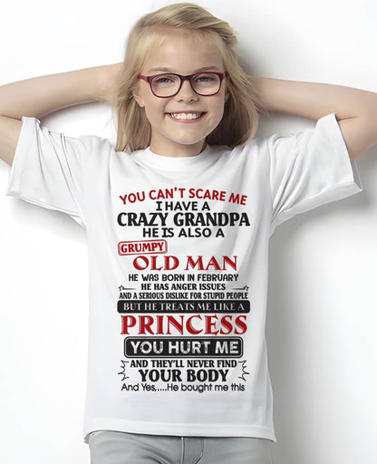 FEBRUARY - YOU CAN'T SCARE ME I HAVE A CRAZY GRANDPA HE IS ALSO A GRUMPY OLD MAN - FROM GRANDPA - TLEE02 (SKU09-143-02)
