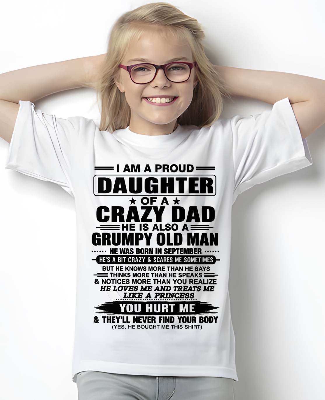 SEPTEMBER DAD - GRUMPY OLD MAN, LOVING FATHER - FROM DAD - TLEE09 (SKU2606-302-09)
