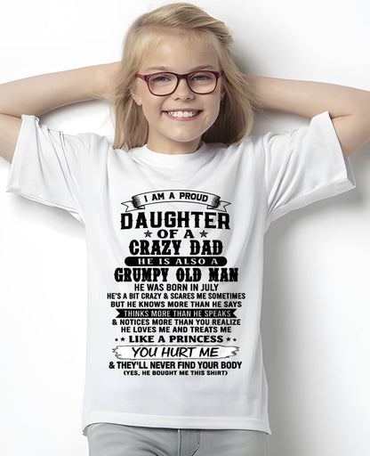 JULY - PROUD DAUGHTER OF DAD - FROM DAD - TLEE07 (SKU2606-209-07)