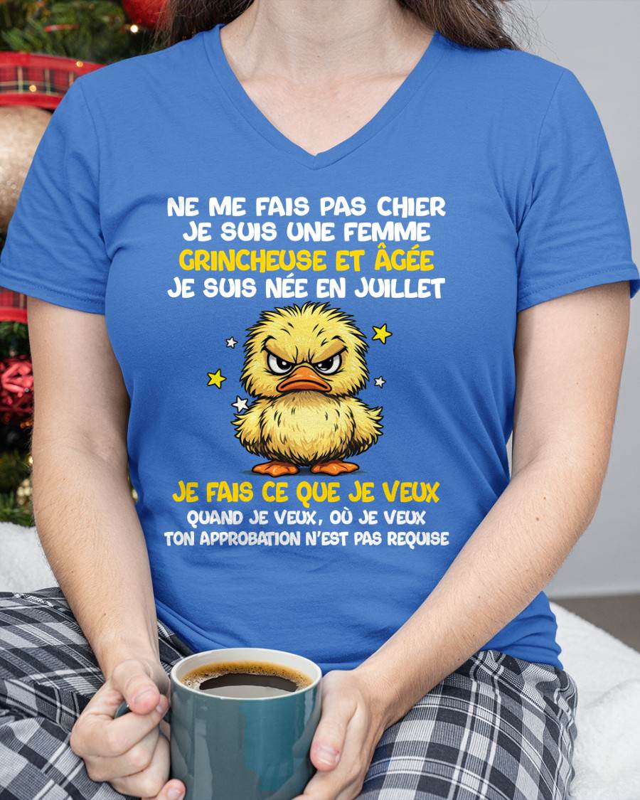 JE SUIS UNE FILLE DE JUILLET - POUR FEMME - TLEE07 (SKU2604-119-07)