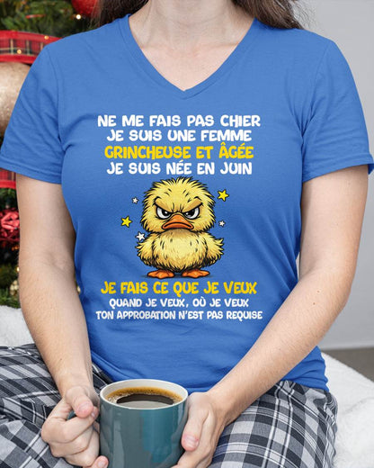 JE SUIS UNE FILLE DE JUIN - POUR FEMME - TLEE06 (SKU2604-119-06)