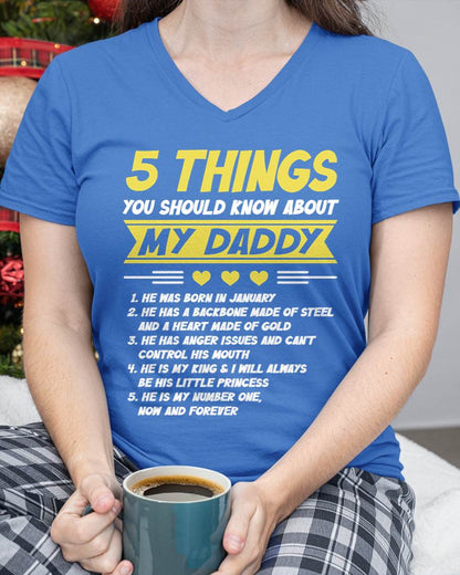 JANUARY - 5 THINGS YOU SHOULD KNOW ABOUT MY DADDY - FROM DAD - TLEE01 (SKU2606-53-01)