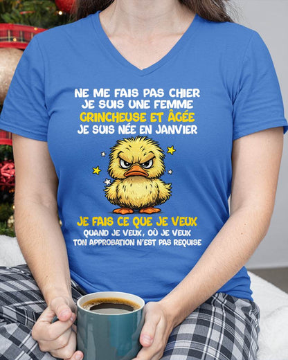 JE SUIS UNE FILLE DE JANVIER - POUR FEMME - TLEE01 (SKU2604-119-01)
