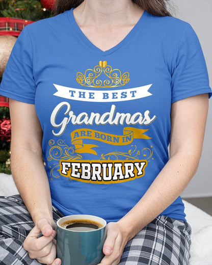 FEBRUARY GRANDMAS ARE THE BEST - FOR WOMEN - TLEE02 (SKU2605-238-02)