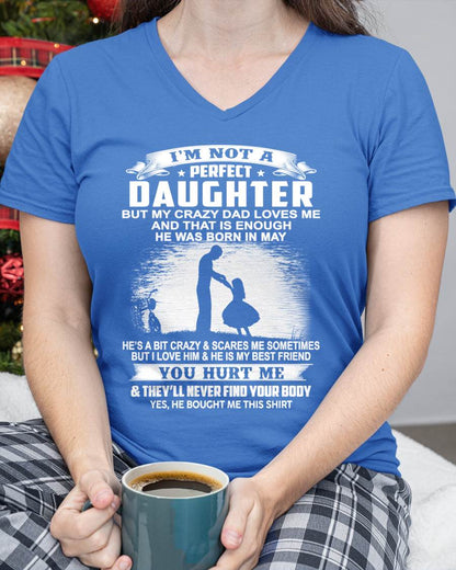 DAD BORN IN MAY AND DAUGHTER BEST FRIENDS - FROM DAD - TLEE05 (SKU2605-166-05)