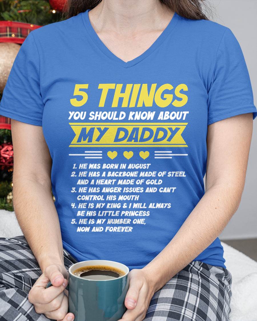 AUGUST - 5 THINGS YOU SHOULD KNOW ABOUT MY DADDY - FROM DAD - TLEE08 (SKU2606-53-08)