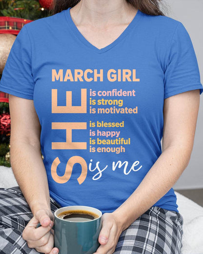 MARCH GIRL - SELF LOVE TYPOGRAPHY - FOR WOMEN - TLEE03 (SKU2606-255-03)