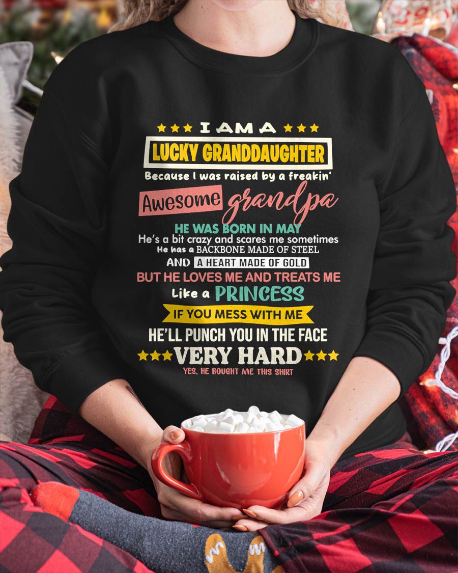 MAY GRANDPA – BLESSED GRANDDAUGHTER RAISED BY AN AMAZING GRANDPA - FROM GRANDPA - TLEE05 (SKU2603-273-05)