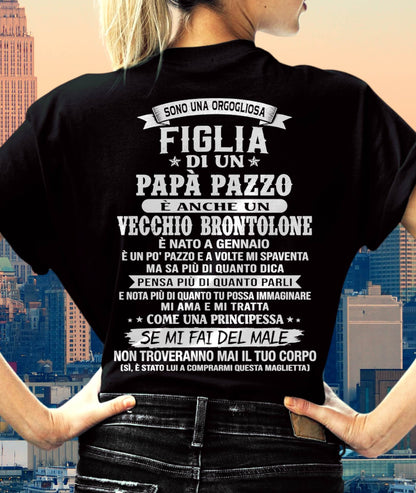 GENNAIO / FIGLIA DI UN PAPÀ PAZZO - REGALO DA PAPÀ  - TLEE01 (SKU2606-155-01)