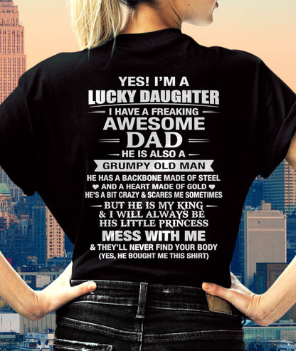 BEHIND EVERY STRONG GIRL IS AN AWESOME DAD - FROM DAD - TLEE00 (SKU2605-405-00)