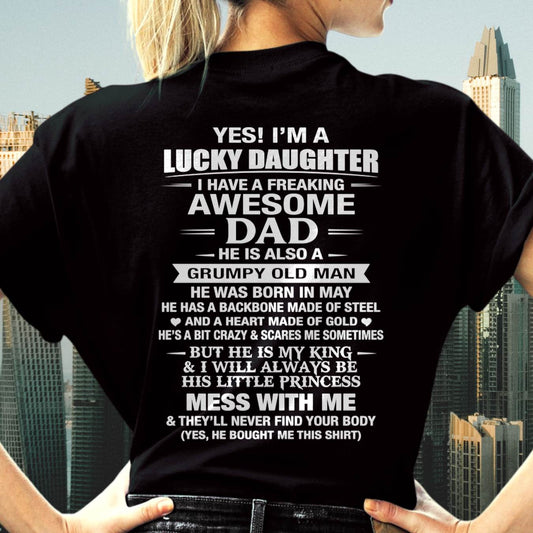 MAY - BEHIND EVERY STRONG GIRL IS AN AWESOME DAD - FROM DAD - TLEE05 (SKU2605-405-05)