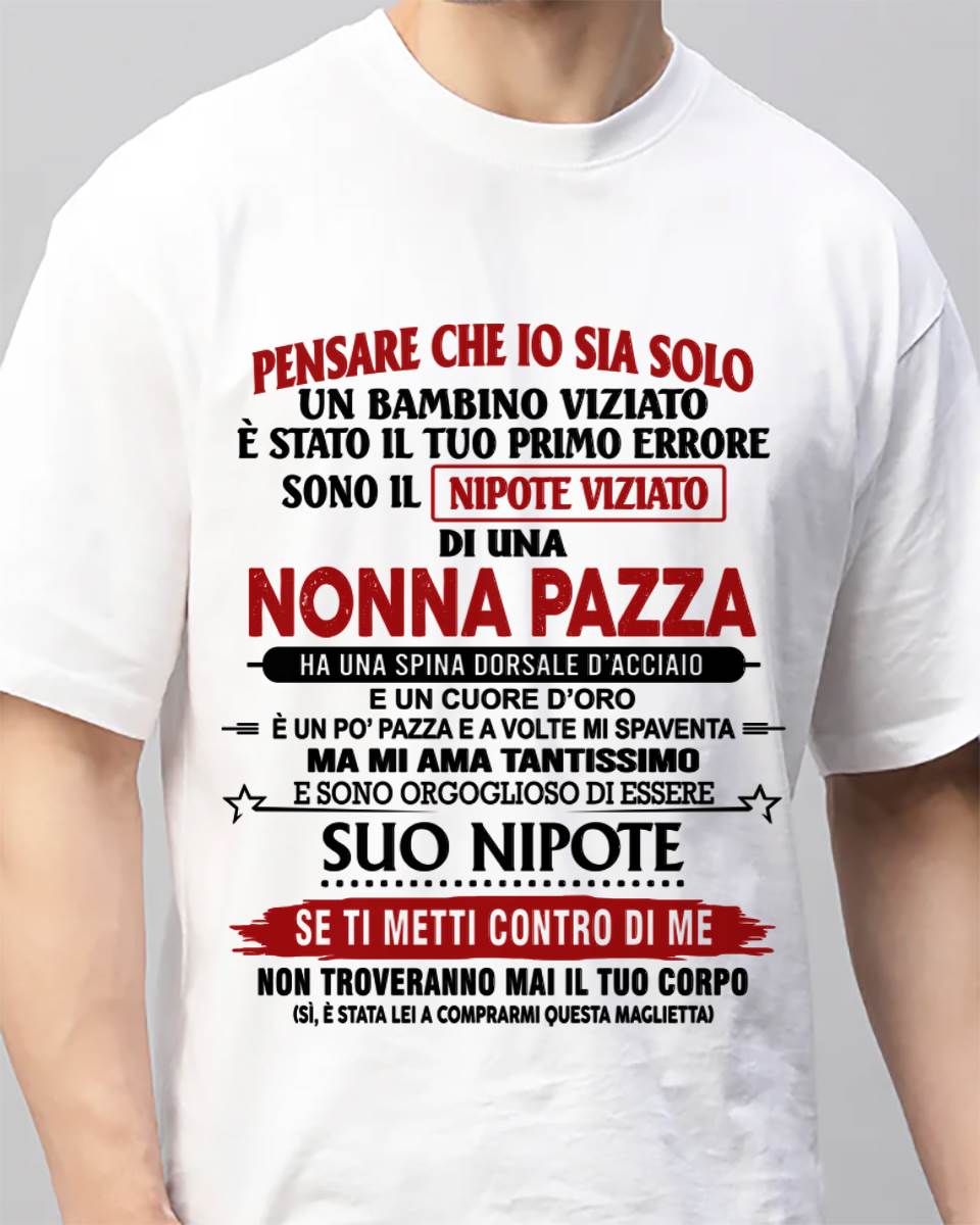 NONNA PAZZA – NIPOTE VIZIATO - DALLA NONNA - TLEE00 (SKU2605-334-00)