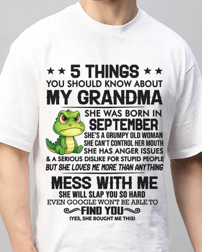 SEPTEMBER GRANDMAS ARE DIFFERENT - FROM GRANDMA - TLEE09 (SKU10-06-09)