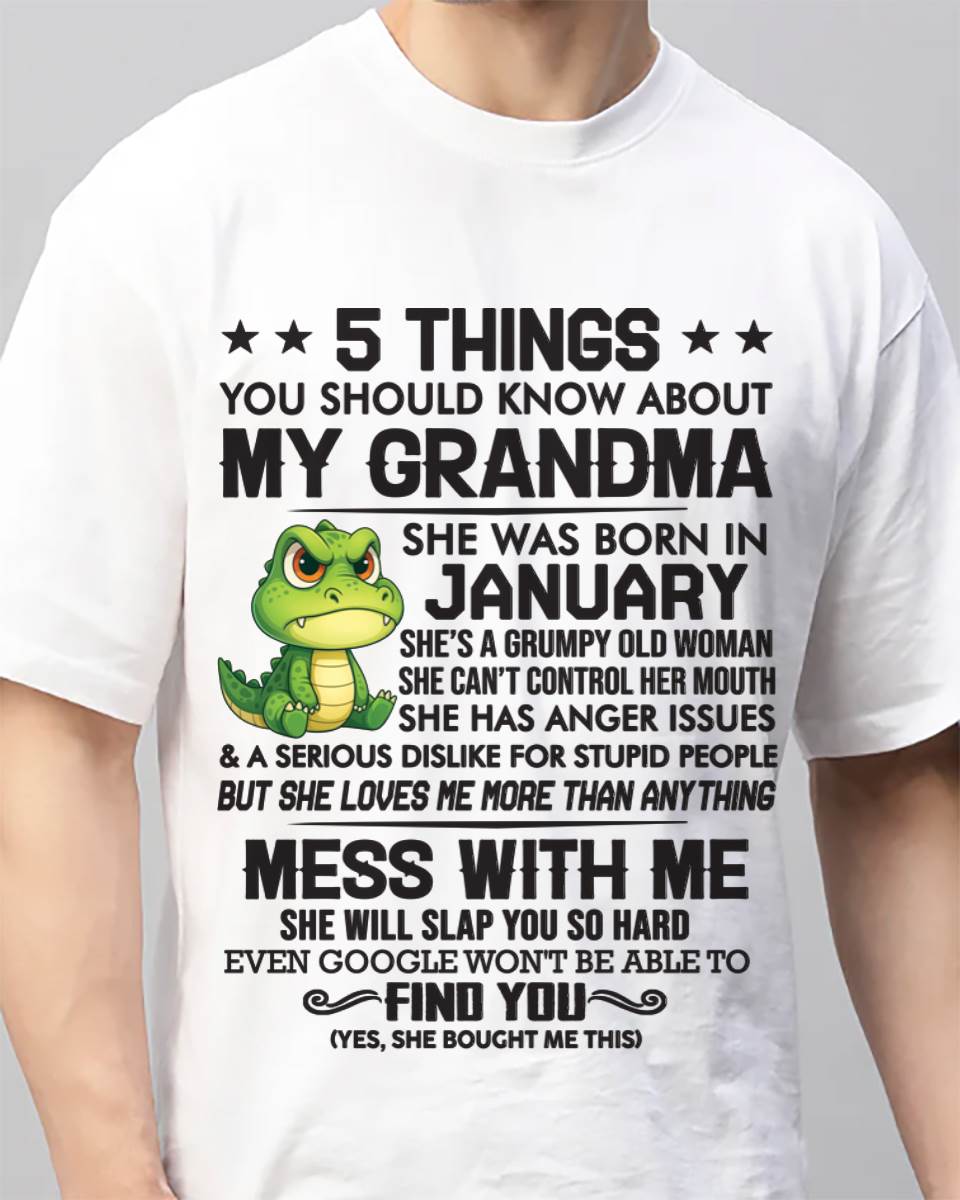 JANUARY GRANDMAS ARE DIFFERENT - FROM GRANDMA - TLEE01 (SKU10-06-01)