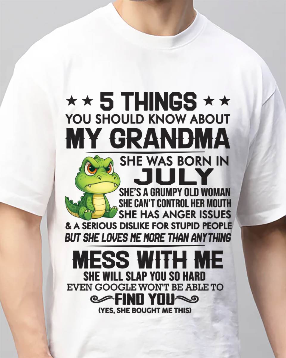 JULY GRANDMAS ARE DIFFERENT - FROM GRANDMA - TLEE07 (SKU10-06-07)