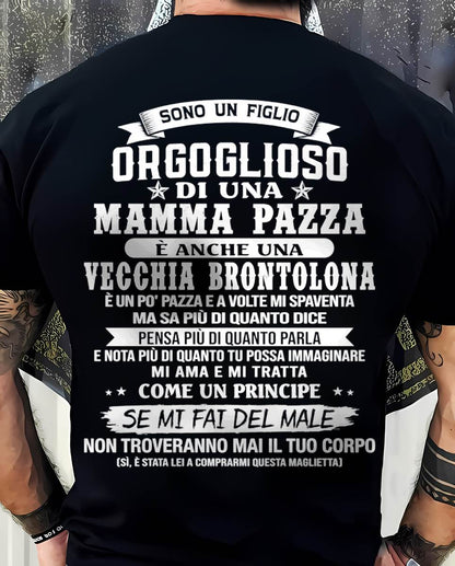 FIGLIO DI UNA MAMMA PAZZA - REGALO DA MAMMA  - TLEE00 (SKU2606-204-00)