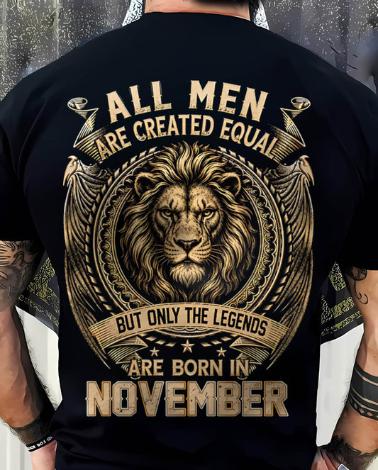 NOVEMBER BORN LEGEND SHIRT – LION KING - FOR MAN - TLEE11 (SKU2606-177-11)