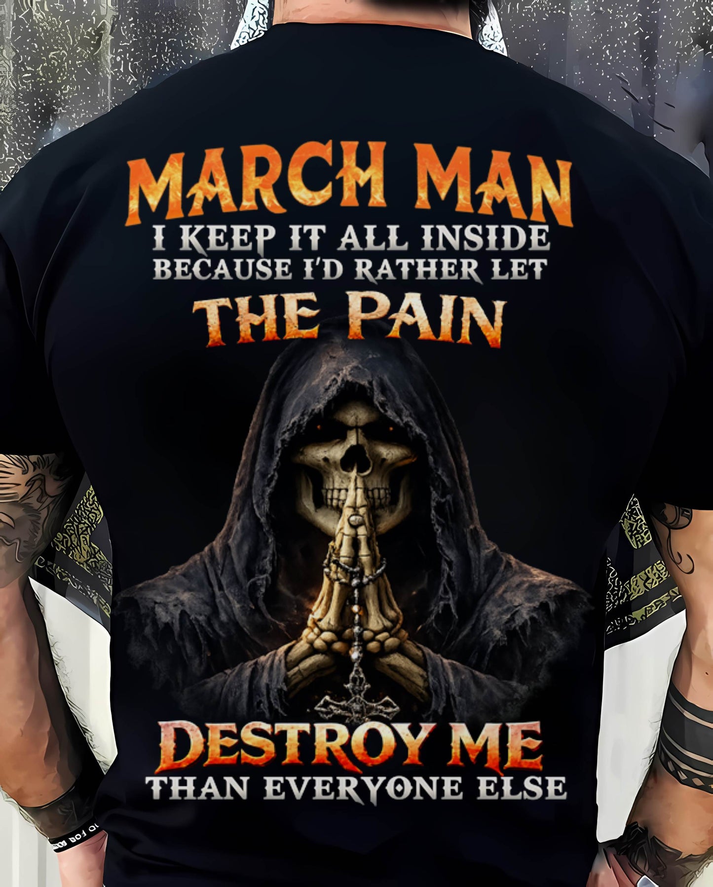 MARCH MAN THE PAIN DESTROYS ME - FOR MAN - TLEE03 (SKU2606-116-03)