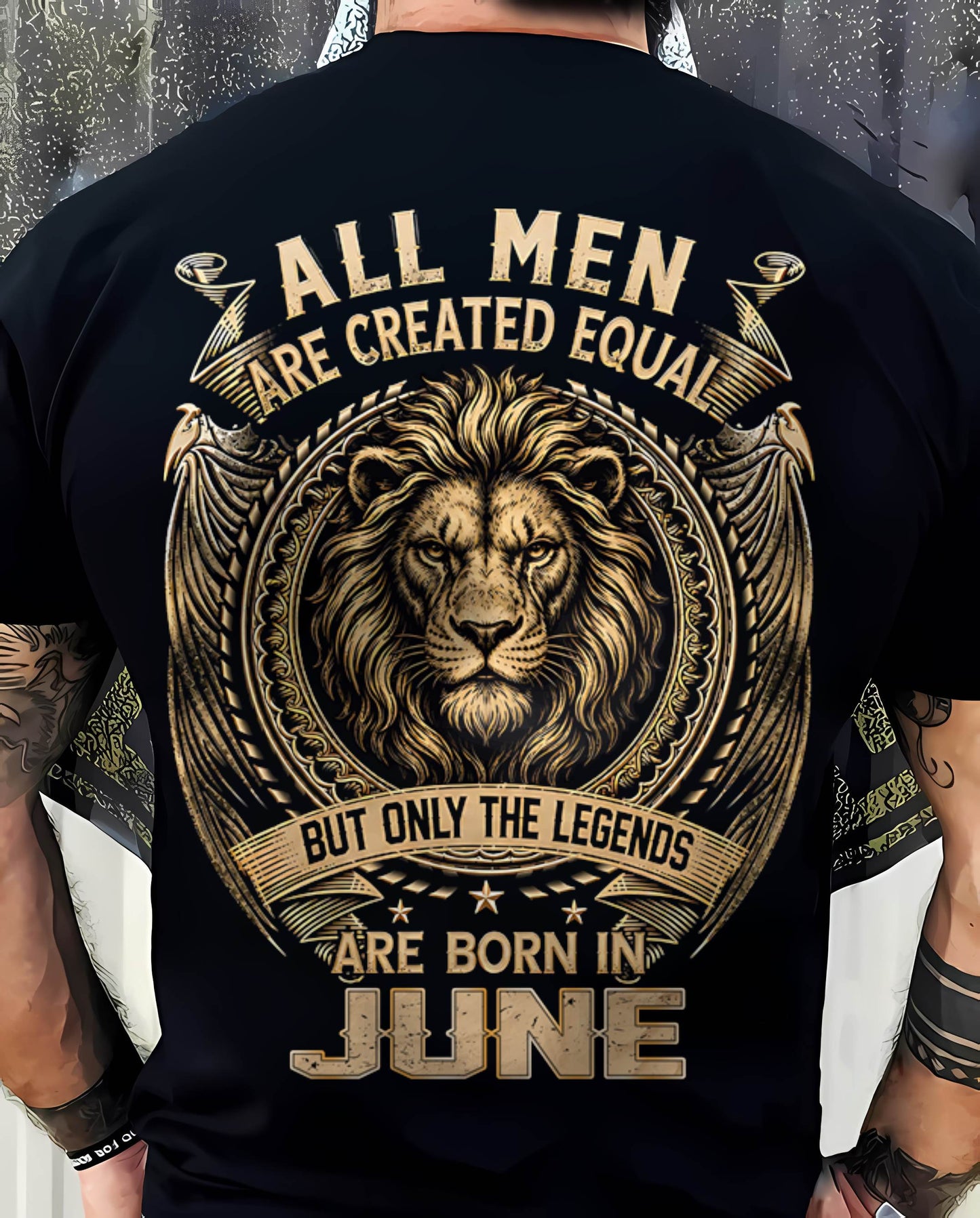 JUNE BORN LEGEND SHIRT – LION KING - FOR MAN - TLEE06 (SKU2606-177-06)