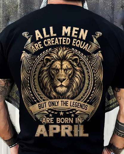 APRIL BORN LEGEND SHIRT – LION KING - FOR MAN - TLEE04 (SKU2606-177-04)