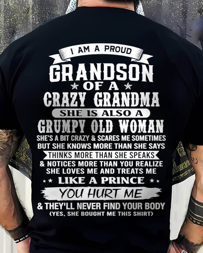 GRANDSON OF A CRAZY GRANDMA - FROM GRANDMA - TLEE00 (SKU2606-274-00)