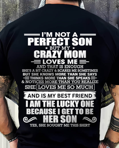 SHE MAY BE CRAZY BUT SHE LOVES ME UNCONDITIONALLY - FROM MOM - TLEE00 (SKU2604-84-00)