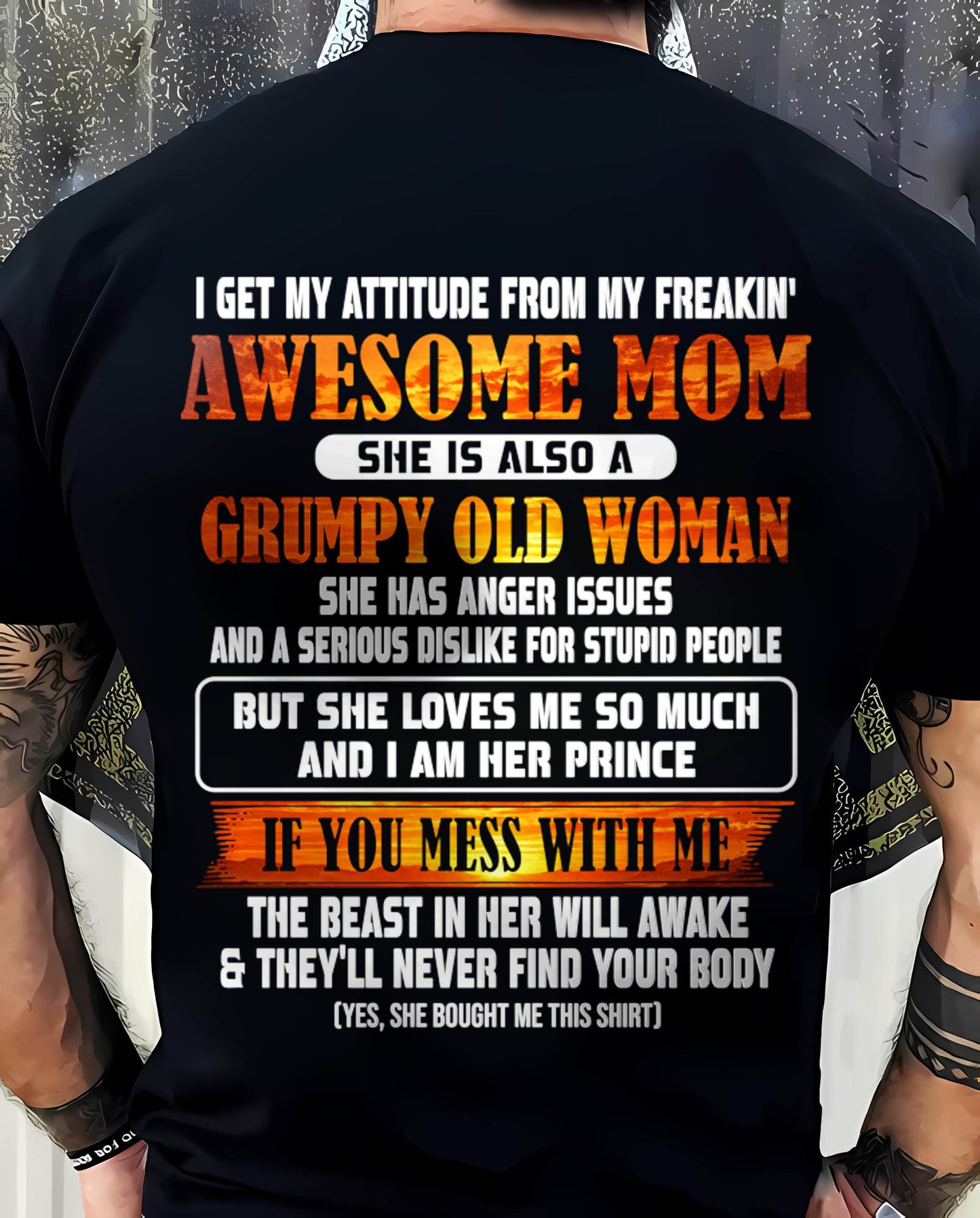 MESS WITH ME, MEET MY AWESOME MOM - FROM MOM - TLEE00 (SKU2606-142-00)
