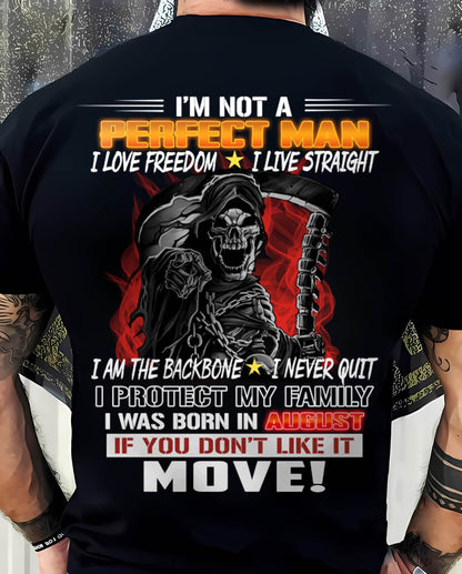AUGUST - A MAN WHO NEVER QUITS AND PROTECTS HIS OWN - FOR MAN - TLEE08 (SKU26T-01231-08)