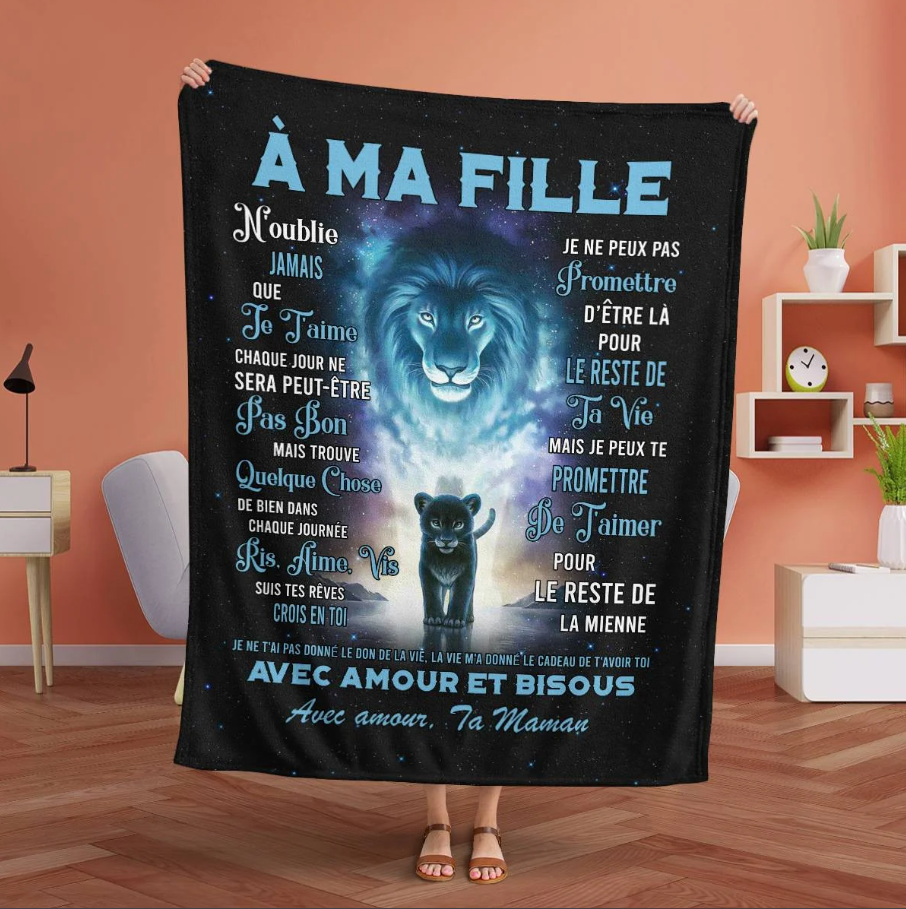 Cadeau Spécial Pour Ma Fille Couverture – De Maman (SKU26B-01129)