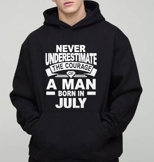 JULY BORN MAN : COURAGE STRENGTH & PRIDE - FOR MAN - TLEE07 (SKU2606-126-07)