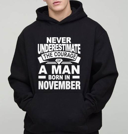 NOVEMBER BORN MAN : COURAGE STRENGTH & PRIDE - FOR MAN - TLEE11 (SKU2606-126-11)