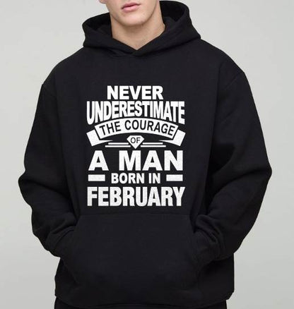 FEBRUARY BORN MAN : COURAGE STRENGTH & PRIDE - FOR MAN - TLEE02 (SKU2606-126-02)
