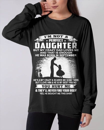 DAD BORN IN SEPTEMBER AND DAUGHTER BEST FRIENDS - FROM DAD - TLEE09 (SKU2605-166-09)